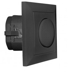 Διακόπτης Dimmer LED Triac Universal 230V 1.3A Περιστροφικός Ανθρακί 15-1001